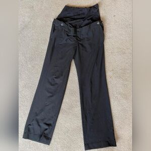 Black Wide-Leg Pants for Mum